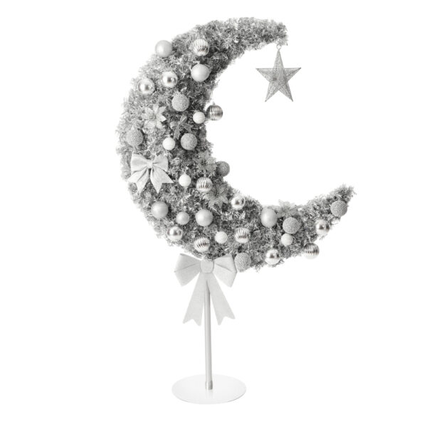 Silver Crescent Moon Tree - 3 Ft - Image 3