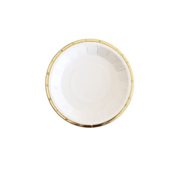 4 Inches Round Canape Plates