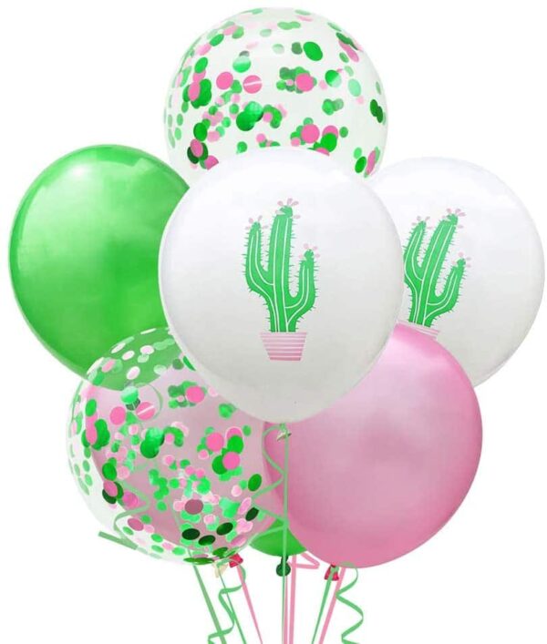 Cactus Print Latex Cute Balloons