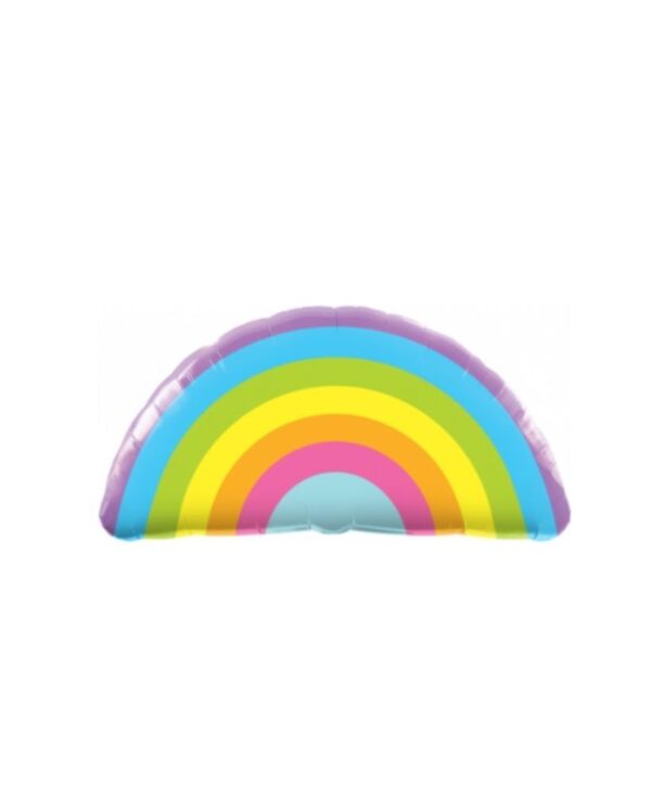 Pastel Rainbow foil balloon