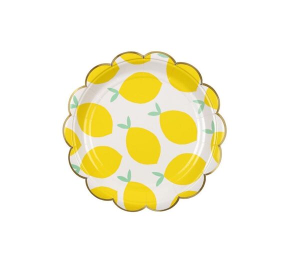 Lemon Themed Plates- Small