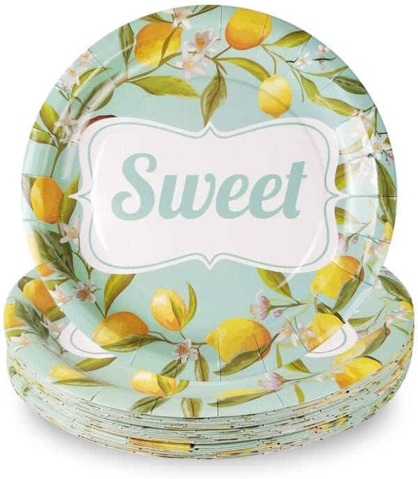 Sweet Lemon Party Tableware Set - Image 5