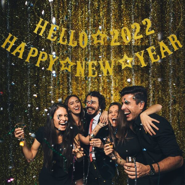 Hello 2022 Garland  (Gold) - Image 3