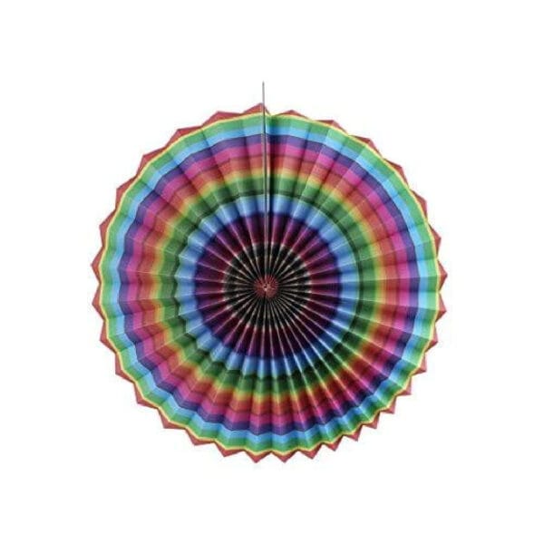 Bright Colored Paper Fans Set - Image 6