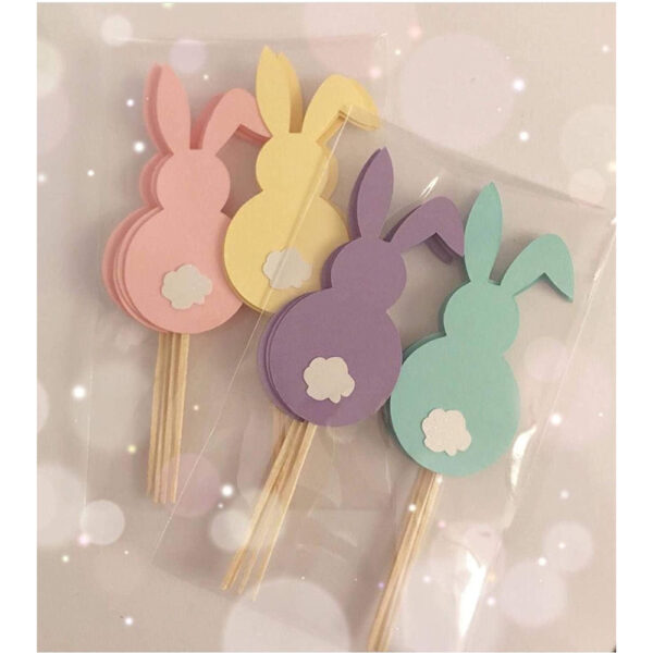 Bunnies Cupcake Toppers - Image 2