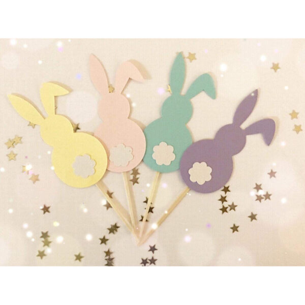Bunnies Cupcake Toppers