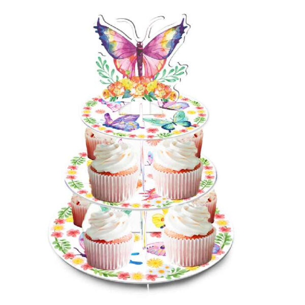 Butterfly Themed Cupcake Stand