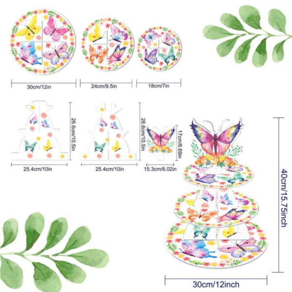 Butterfly Themed Cupcake Stand - Image 4
