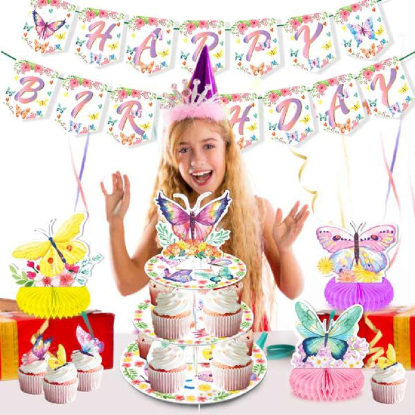 Butterfly Themed Cupcake Stand - Image 6