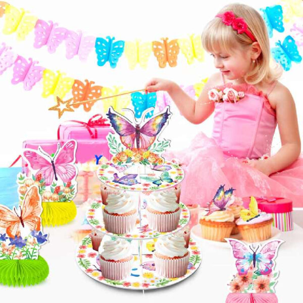 Butterfly Themed Cupcake Stand - Image 5