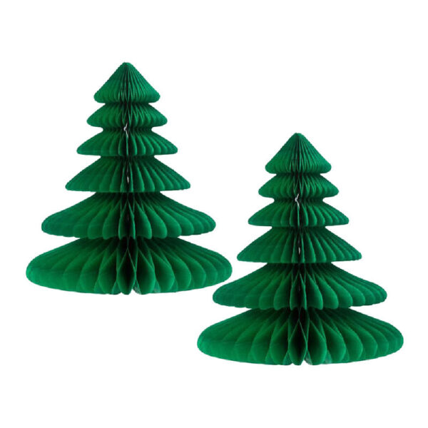 Christmas Tree honeycombs centerpiece