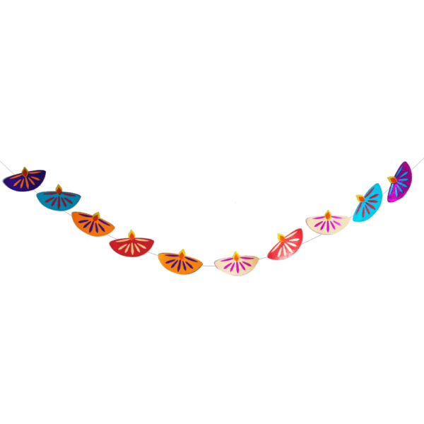 Glittering Diya Garland