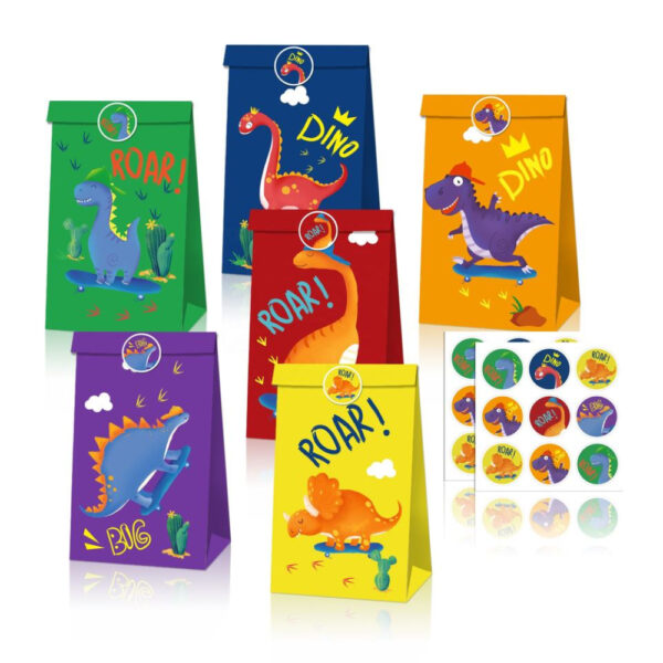Dinosaur Party Favors Bags