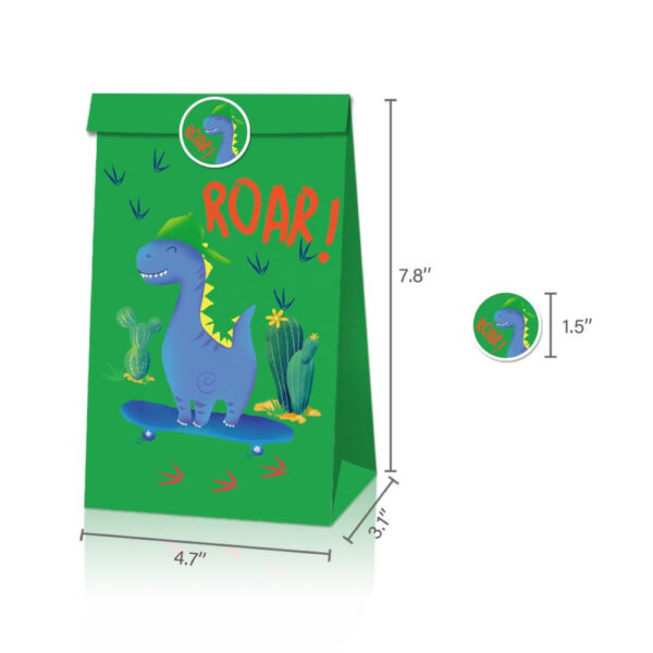 Dinosaur Party Favors Bags - Image 3
