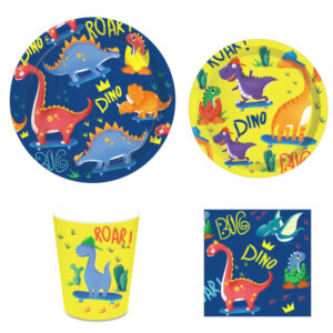 Dinosaur themed Party Tableware Set