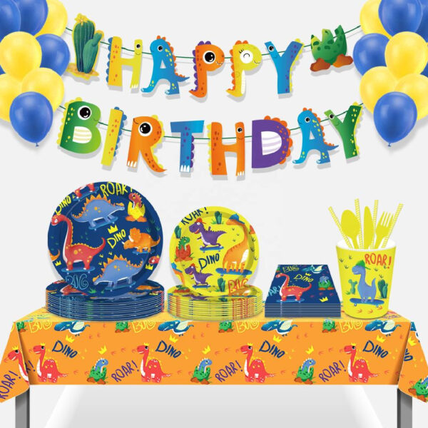 Dinosaur themed Party Tableware Set - Image 5