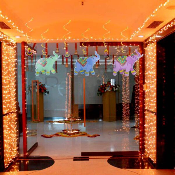 Diwali Themed Hanging Swirls - Image 2
