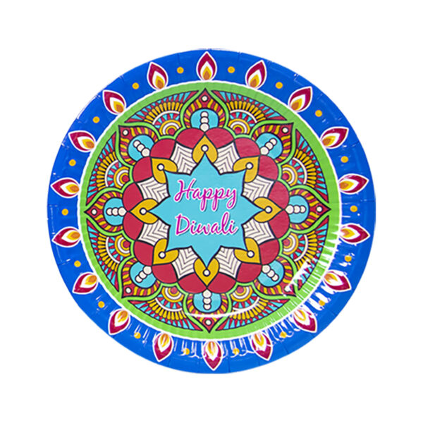 Happy Diwali Plates 7inches