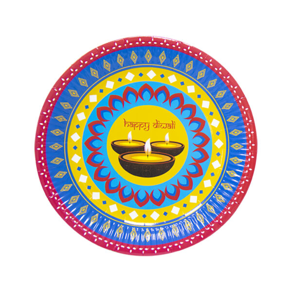 Happy Diwali Plates 9inches