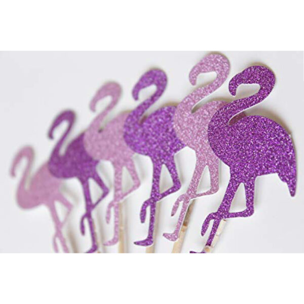 Flamingo Cupcake Toppers