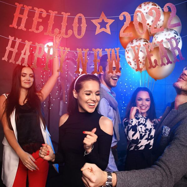 Hello 2022 Garland (Rose Gold) - Image 2
