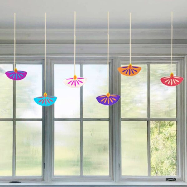 Glittering Diya Garland - Image 5