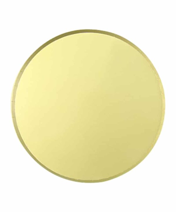 Rimmed Round Plates - 9 inch