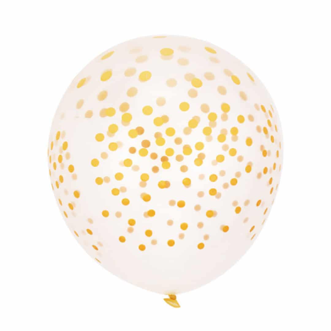 Printed Confetti Balloons Pack of 10