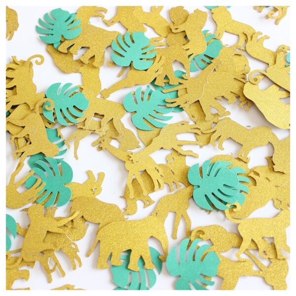 Glittering Safari Jungle Animal Confetti Pack