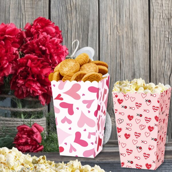 Hearts and Kisses Popcorn Boxes - Image 2