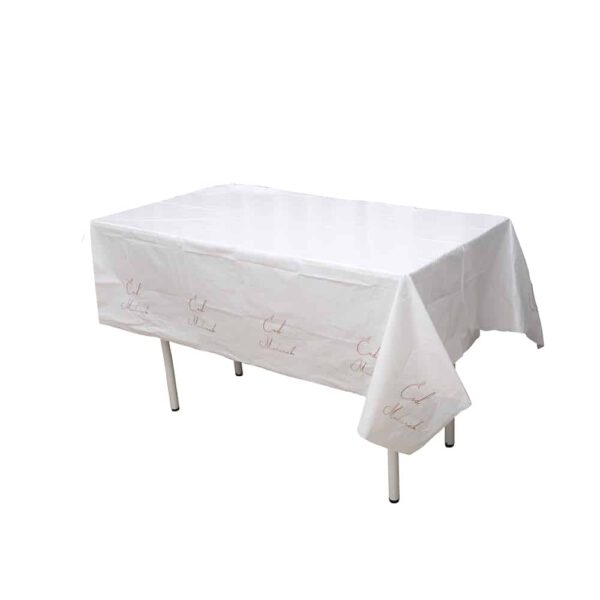 Rose Gold Eid Mubarak Table Cover