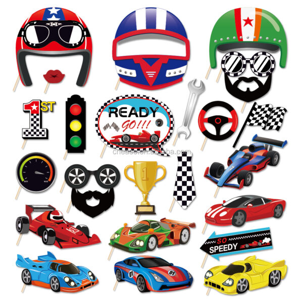 Racing Car Party Swirls - Image 3