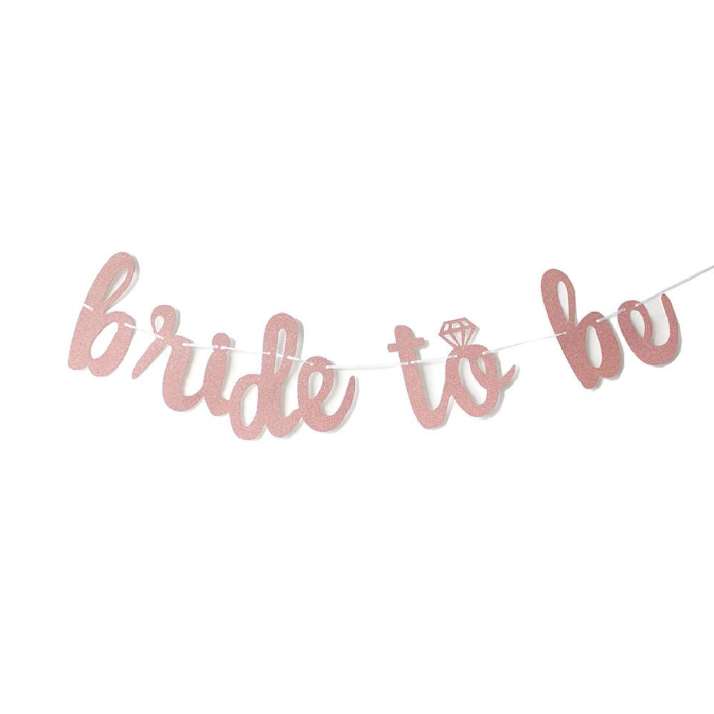 Glittering Bride to be Banner
