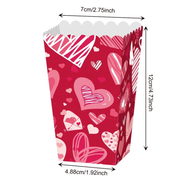 Hearts and Kisses Popcorn Boxes - Image 4