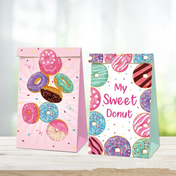 Donuts Party Gift Favor Bags - Image 4