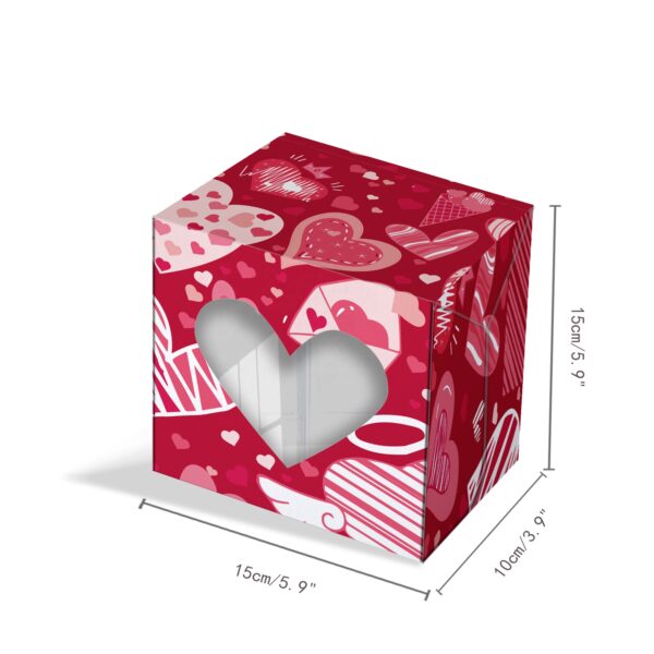 Heart Design Cupcake Paper Boxes - Image 3