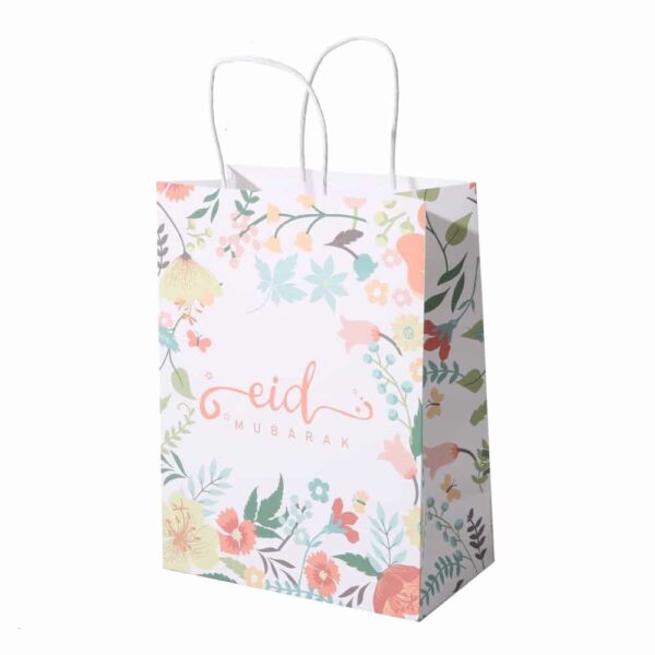 Floral Eid Mubarak Gift Bag