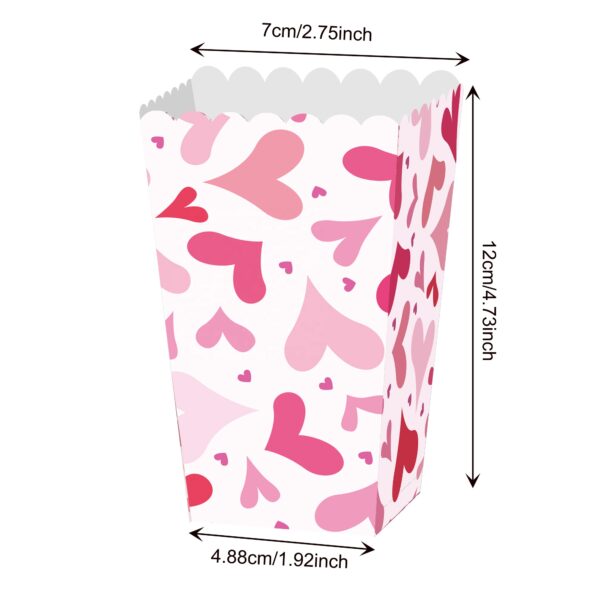 Hearts and Kisses Popcorn Boxes - Image 3