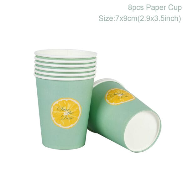 Sweet Lemon Party Tableware Set - Image 7