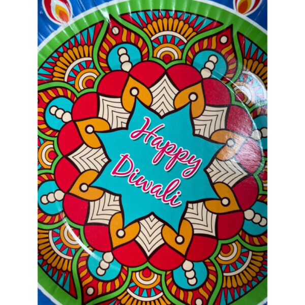 Happy Diwali Plates 7inches - Image 3