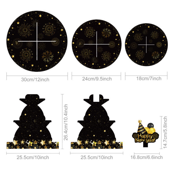 Happy New Year Cupcake Stand - Image 3