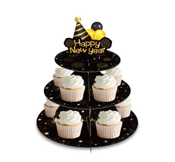 Happy New Year Cupcake Stand