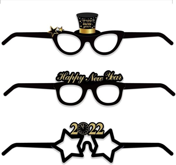Happy New Year Eyeglasses - Image 2