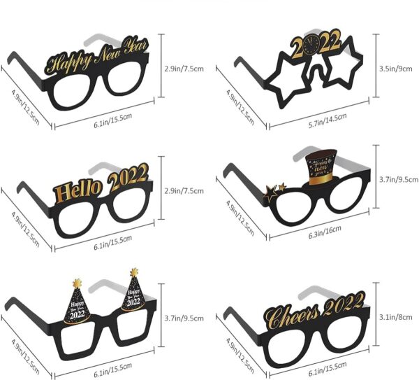 Happy New Year Eyeglasses - Image 4