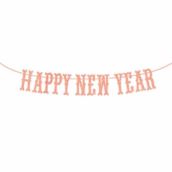 Happy New Year Garland (Rose Gold)