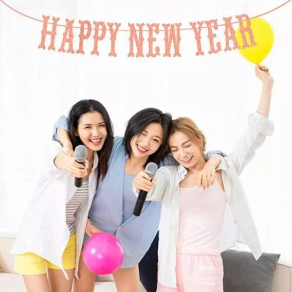 Happy New Year Garland (Rose Gold) - Image 2