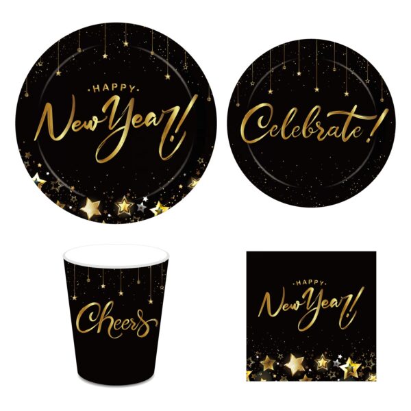 Happy New Year Tableware set for 8