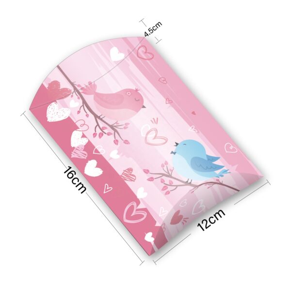 Happy Valentine's day Pillow Shape Treat Boxes - Image 5
