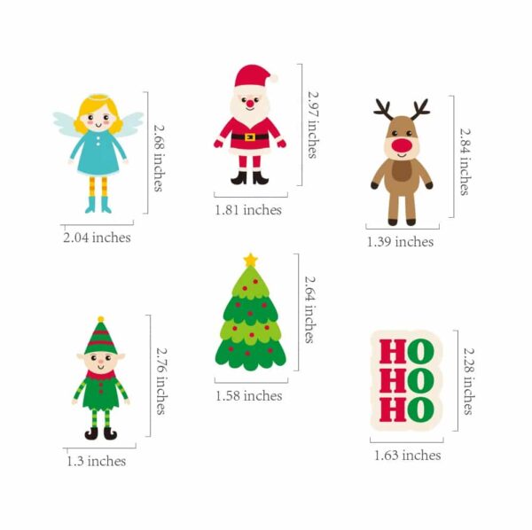 Christmas themed Santa Party Straws Pack of 36 - Image 3