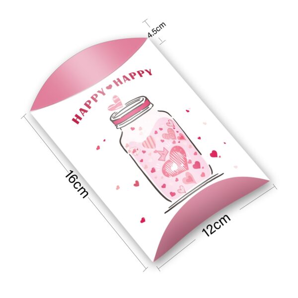 Happy Valentine's day Pillow Shape Treat Boxes - Image 6